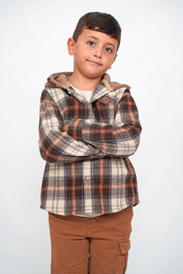 HallieW25Jr-Ch Chemise ML Capuche