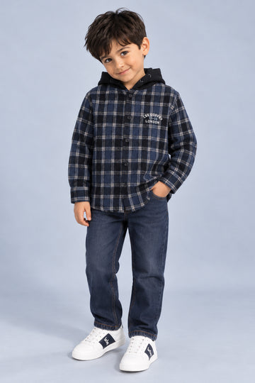 HallieW26Jr-Ch Chemise ML Capuche