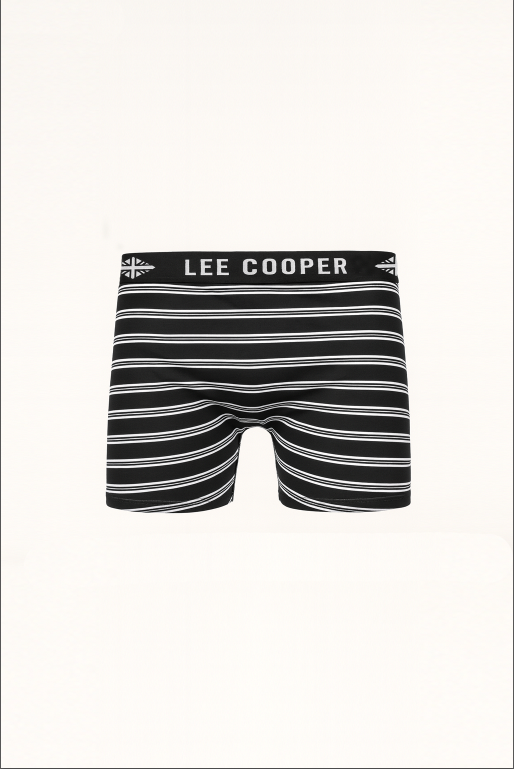 2BoxerSS25-StripesBlack Boxer